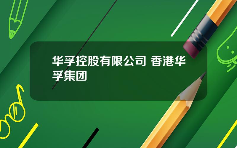 华孚控股有限公司 香港华孚集团
